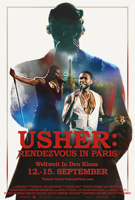 "Usher: Rendezvous in Paris" Filmplakat (© Trafalgar Releasing)