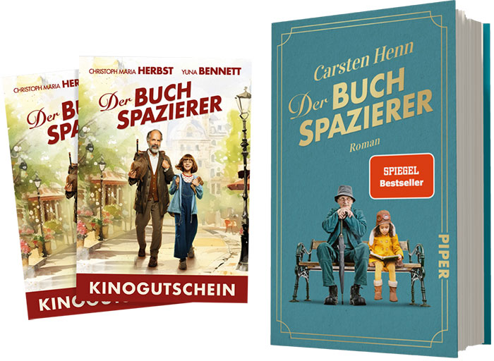 "Der Buchspazierer" Fanpaket (© Studiocanal)