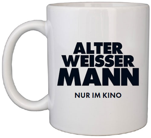 "Alter weißer Mann" Tasse (© 2024 LEONINE Studios)