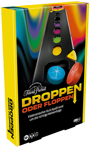 "Droppen oder Floppen" Partyspiel (© Hasbro)