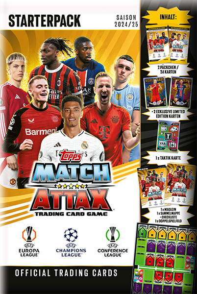 Competitions 2024/25 Trading Cards Starterpack (© Topps Europe Limited)