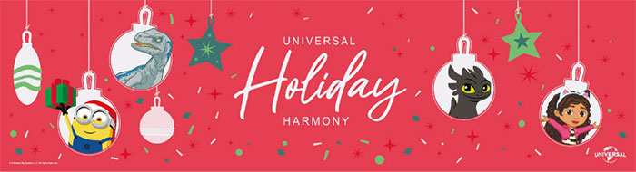 "Universal Holiday Harmony" Key Visual (© Universal Pictures)