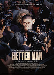 "Better Man - Die Robbie Williams Story" Filmplakat (© TOBIS Film GmbH)