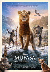 "Mufasa: Der König der Löwen" Filmplakat (© 2024 Disney. All Rights Reserved.)