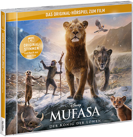 "Mufasa: Der König der Löwen" Hörspiel-CD (© Universal Music)